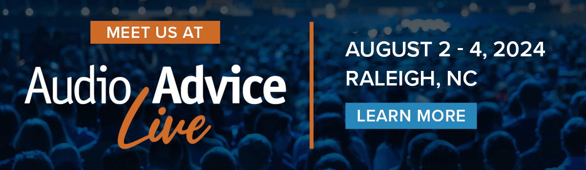Meet Us At Audio Advice Live Banner