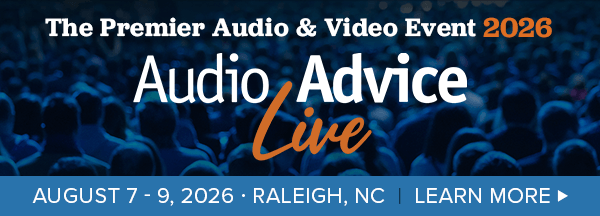 Audio Advice Live Banner