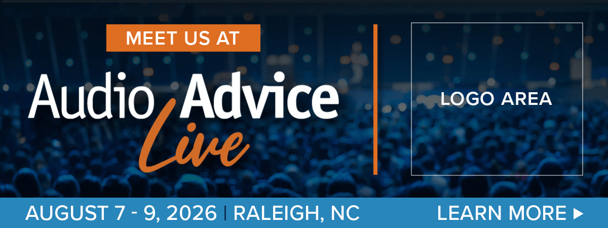 Meet Us At Audio Advice Live Banner